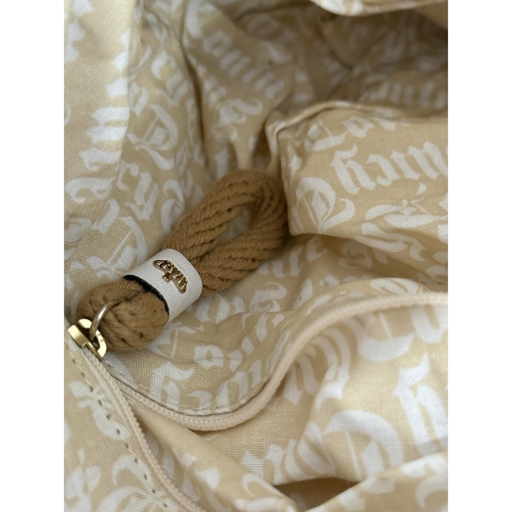 Vintage Juicy Couture Canvas Anchor Tote Bag 18x14.5" - Picture 15 of 15